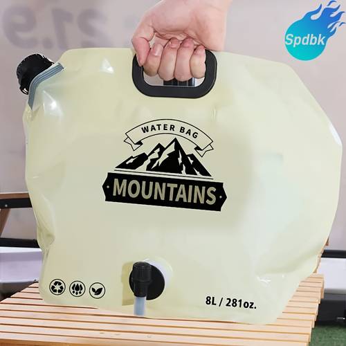7 99l portable water container with faucet foldable lightweight durable pet material ideal for camping hiking travel outdoor activities camping water jug