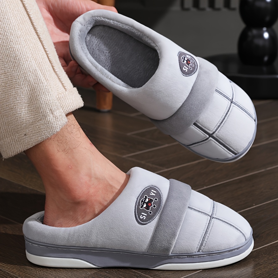 Memory Foam Mens House Slippers Men's PowerStep Twin-Gore Slippers Plantar  Fasciitis Arch
