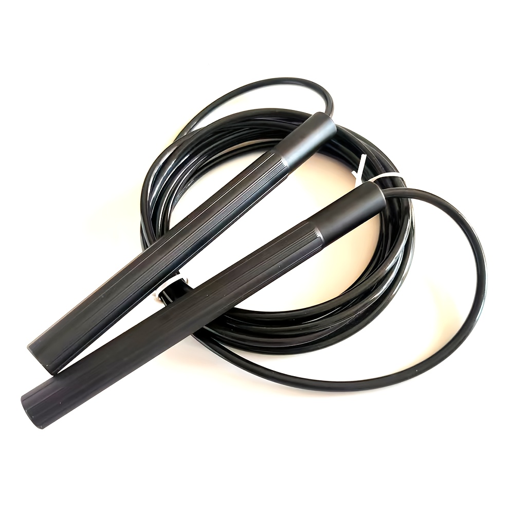 TEMU Professional Rope With Aluminum Alloy Handle - Steel Cable, For Adults, Ideal For Fitness Training And Exercise, Exercise Equipment|ergonomic