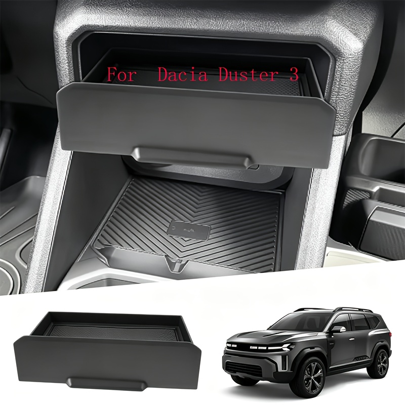 TEMU de almacenamiento para de coche para Duster 3 2024 2025 2026, contenedor para interior de automóvil