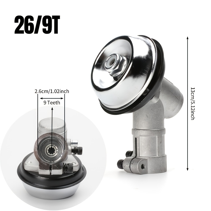 TEMU Testa a universale da 26 mm/28 mm a 9 di ricambio per decespugliatori, tagliabordi, bordatrici e tosaerba - Compatibile