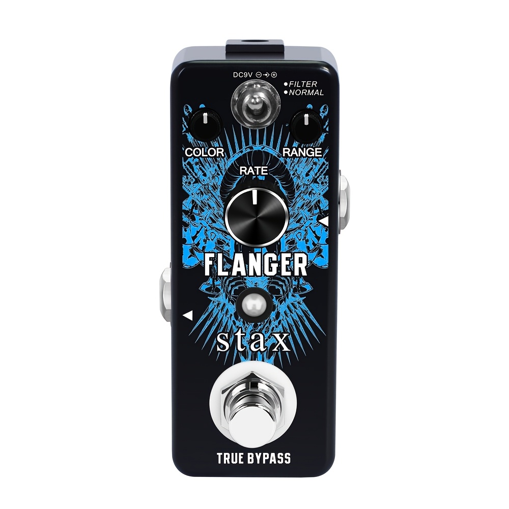Image of Flanger Guitar Effects Pedal, Classic Flanger Guitar Pedal, Vintage Flanger Effect Pedal Classic Flanger Guitar Pedal Electric Guitar Effects Pedal True Bypass, Note That Supply Is Not Included.