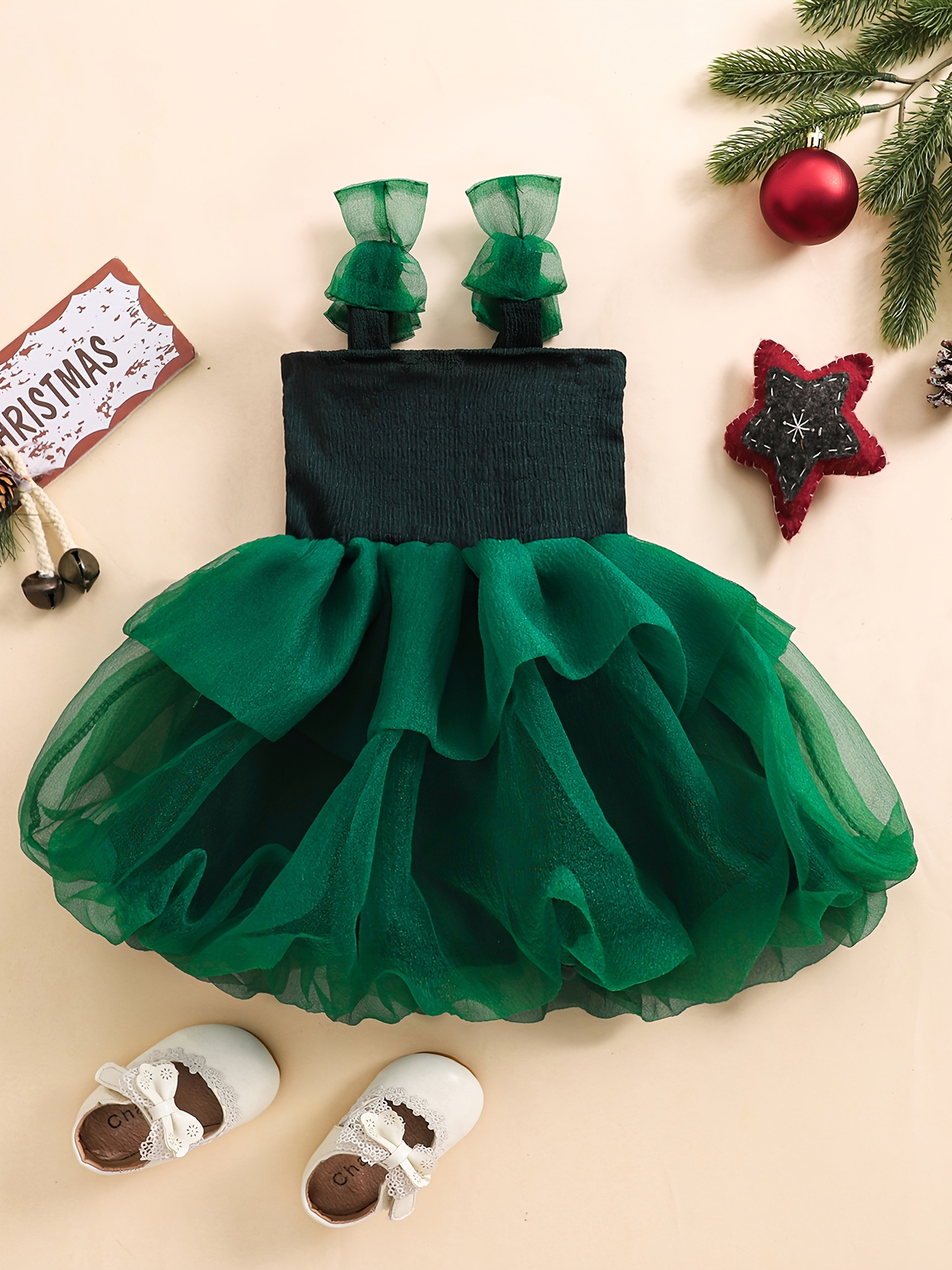green dress girls sold on Temu United States