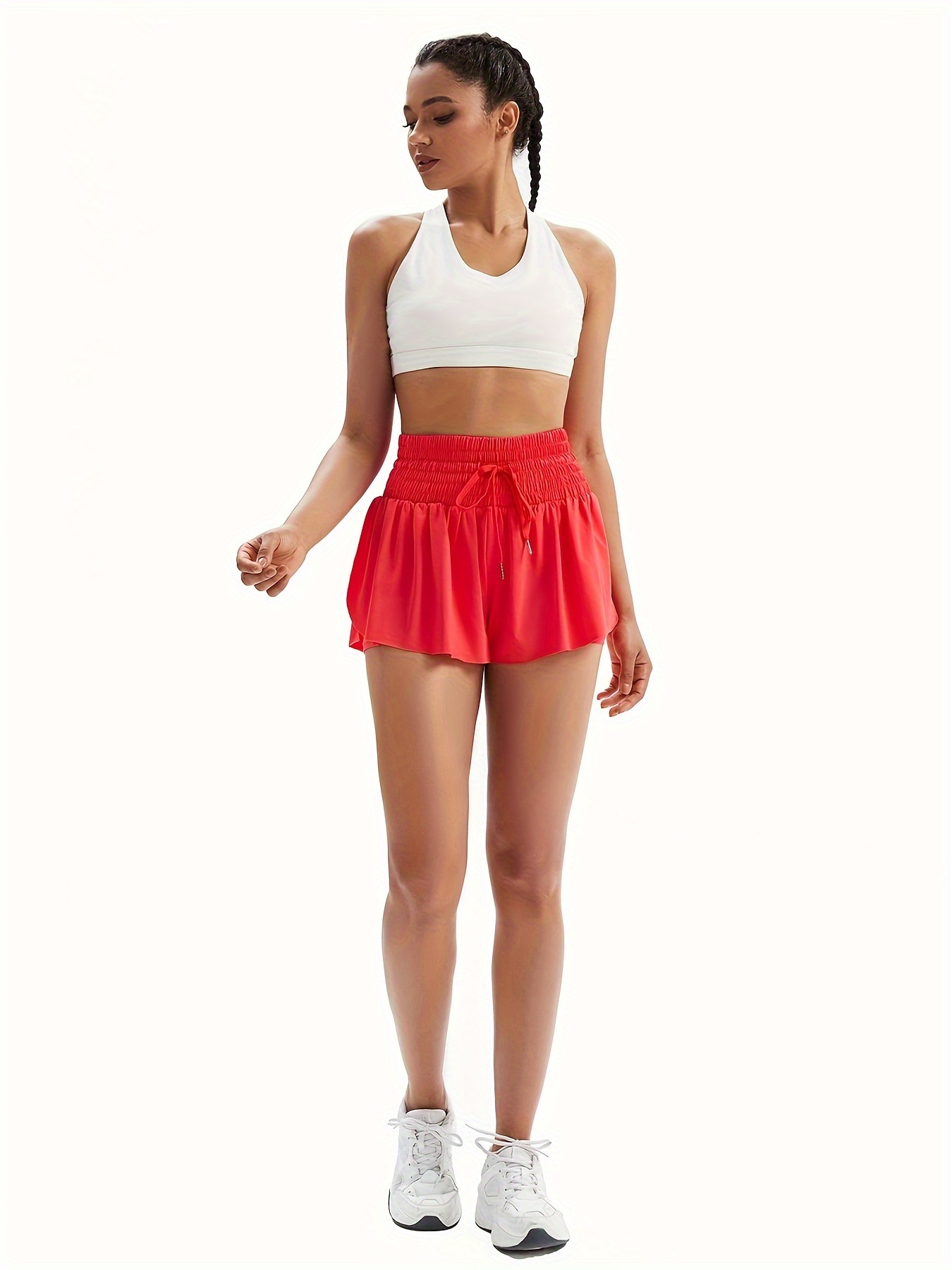 flowy athletic shorts women high waisted workout Temu