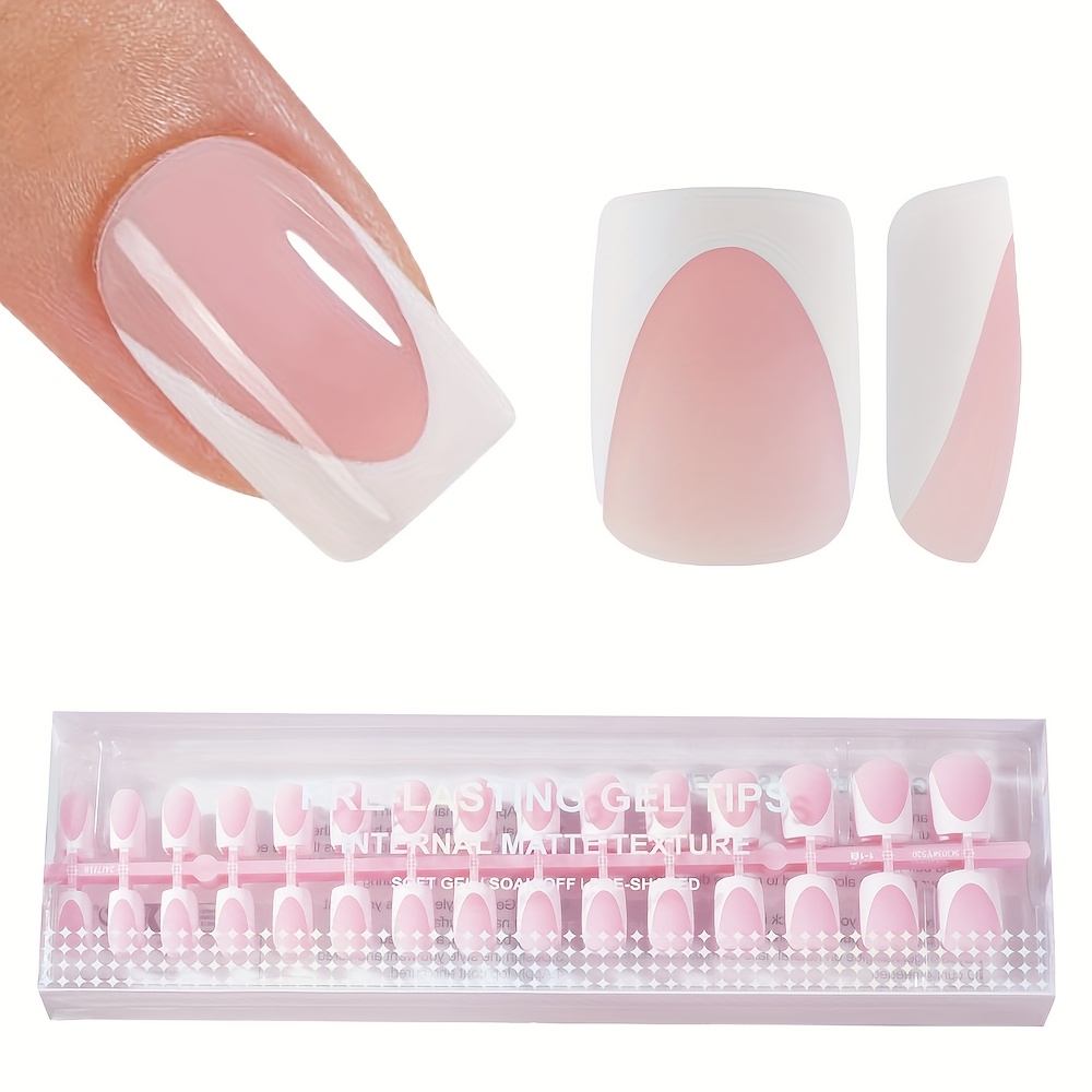 

150pcs French Tip Gel Kit - & , -ons, Fake For Diy , -off Extensions For And