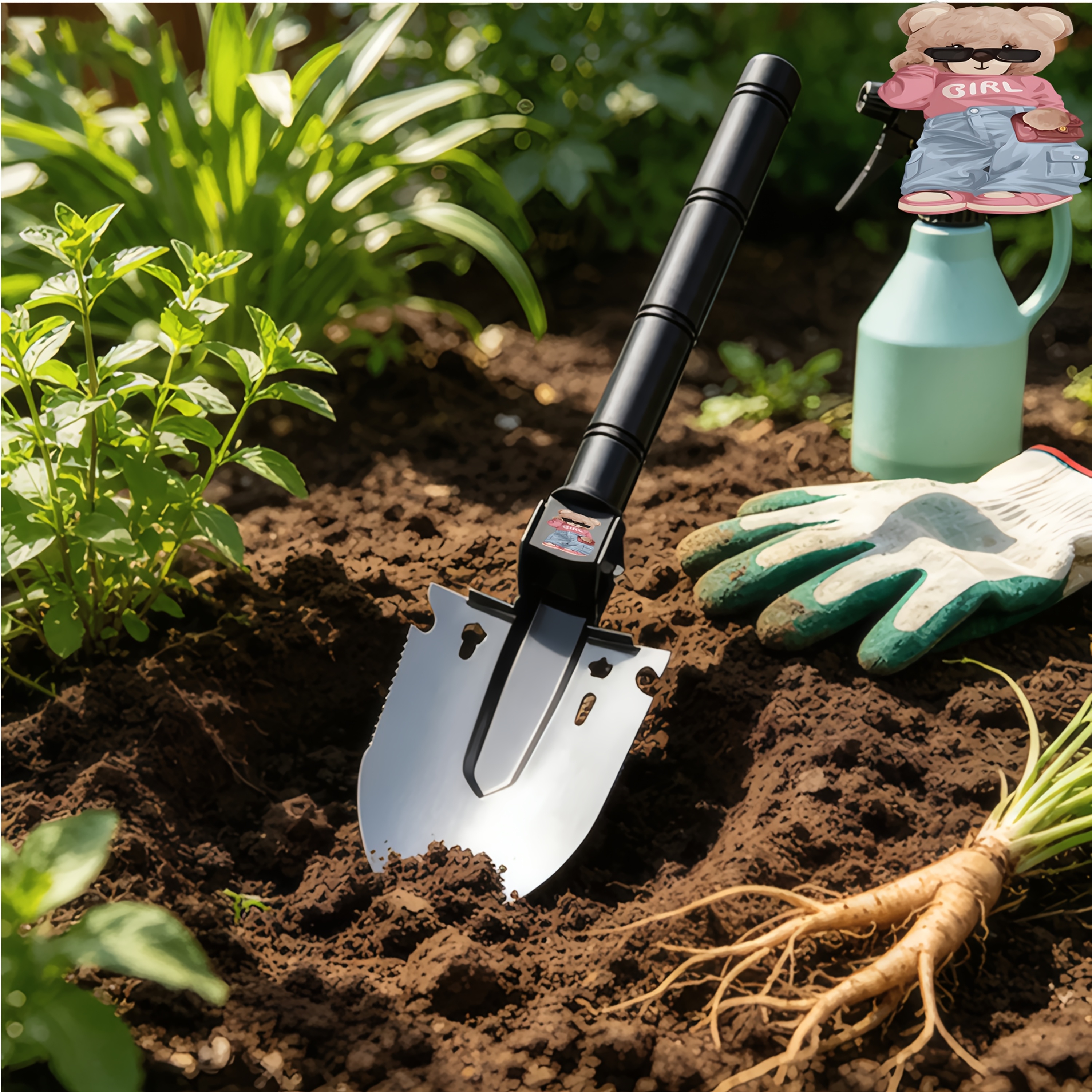 Multifunctional Portable Factory Shovel, Lightweight & Durable