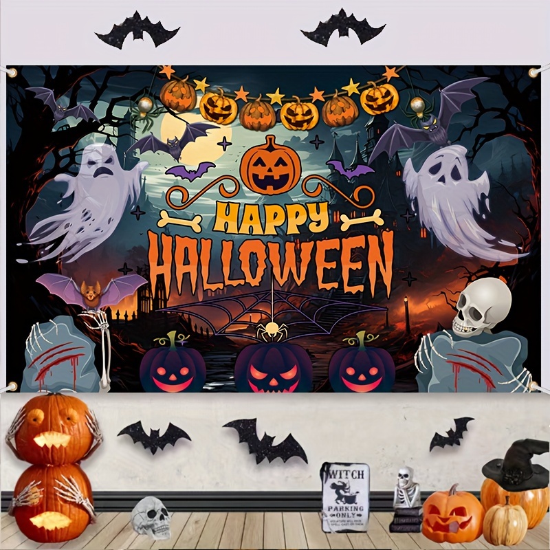 Halloween Banner „Tis The Season To Be Spooky“ – Partydekoration Für Herbst & Thanksgiving
