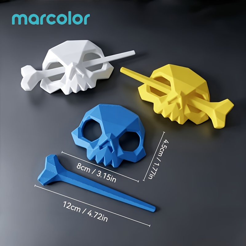 Halloween Gothic Style Skull Headband Hair Clip for Women