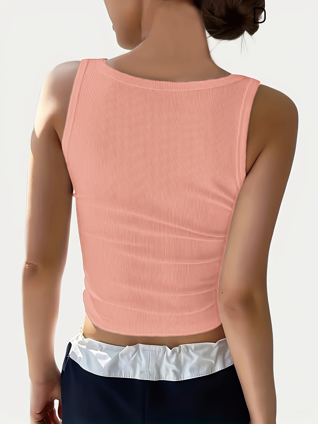 GRECERELLE Canotta da donna all'uncinetto con occhielli, comoda, elegante, versatile per l'uso quotidiano, spiaggia, vacanze, casa, bianco, S