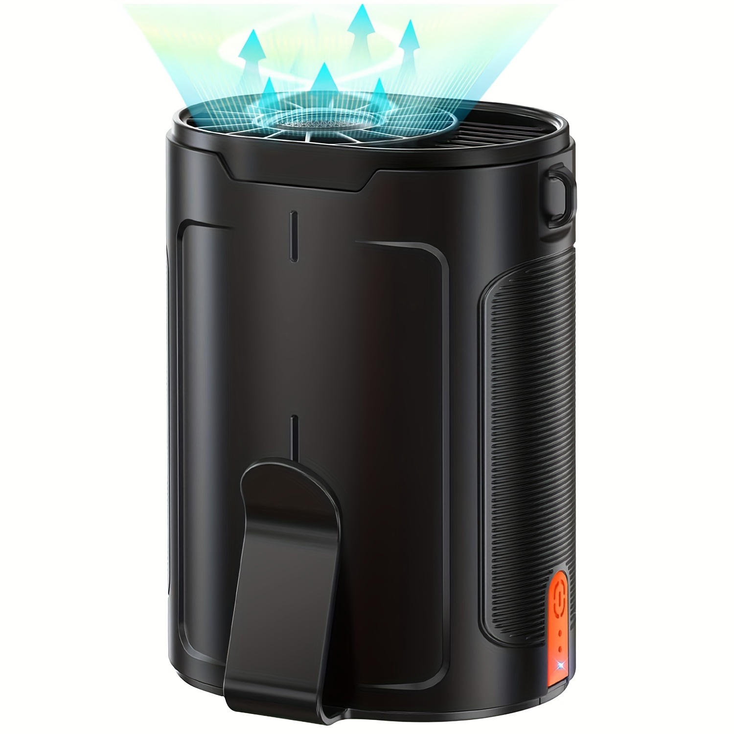 TEMU A Portable Mini Usb Charging Fan, 4 Of , Neck Hanging Fan, Wearable Belt Fan, Suitable For Camping, Outdoor, Construction Site, Travel, Going Out