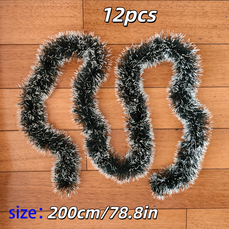 TEMU 12pcs Holiday Decor Christmas Wreaths, Suitable For Living Room, Courtyard, Front Door Porch, Garden Fence, Exterior Wall Window Frame, Green