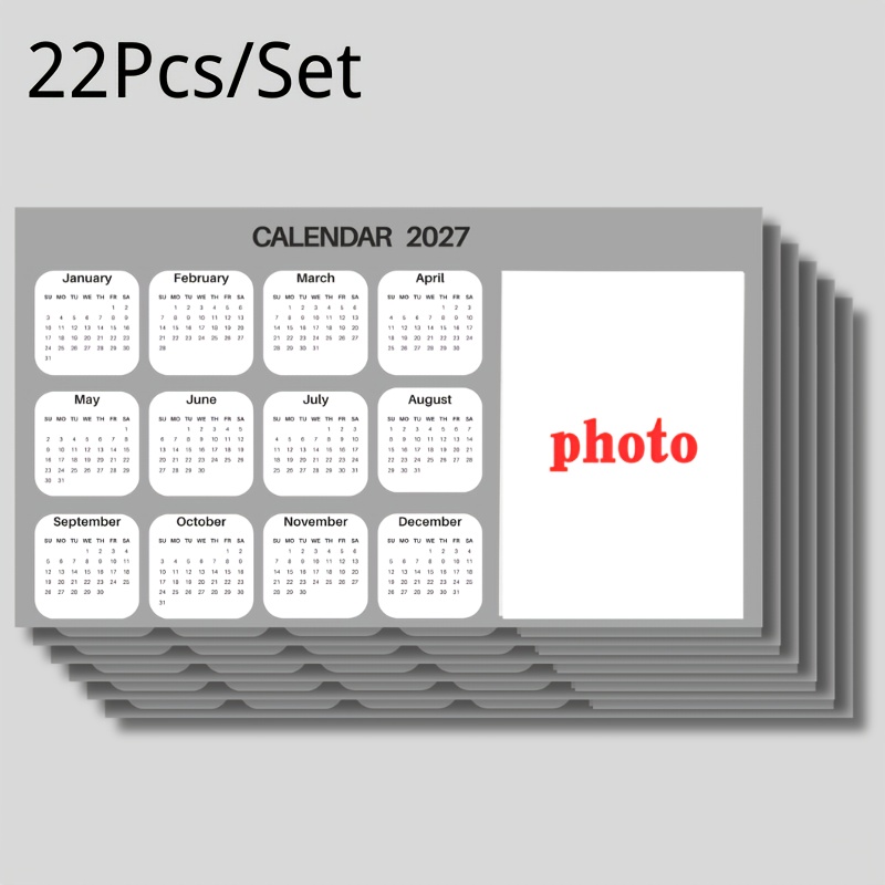 TEMU Custom Photo Magnet Calendar Is A Magnetic Decorative Item Combining Personal Photos, Corporate Promotional Content, Or Special Date Information