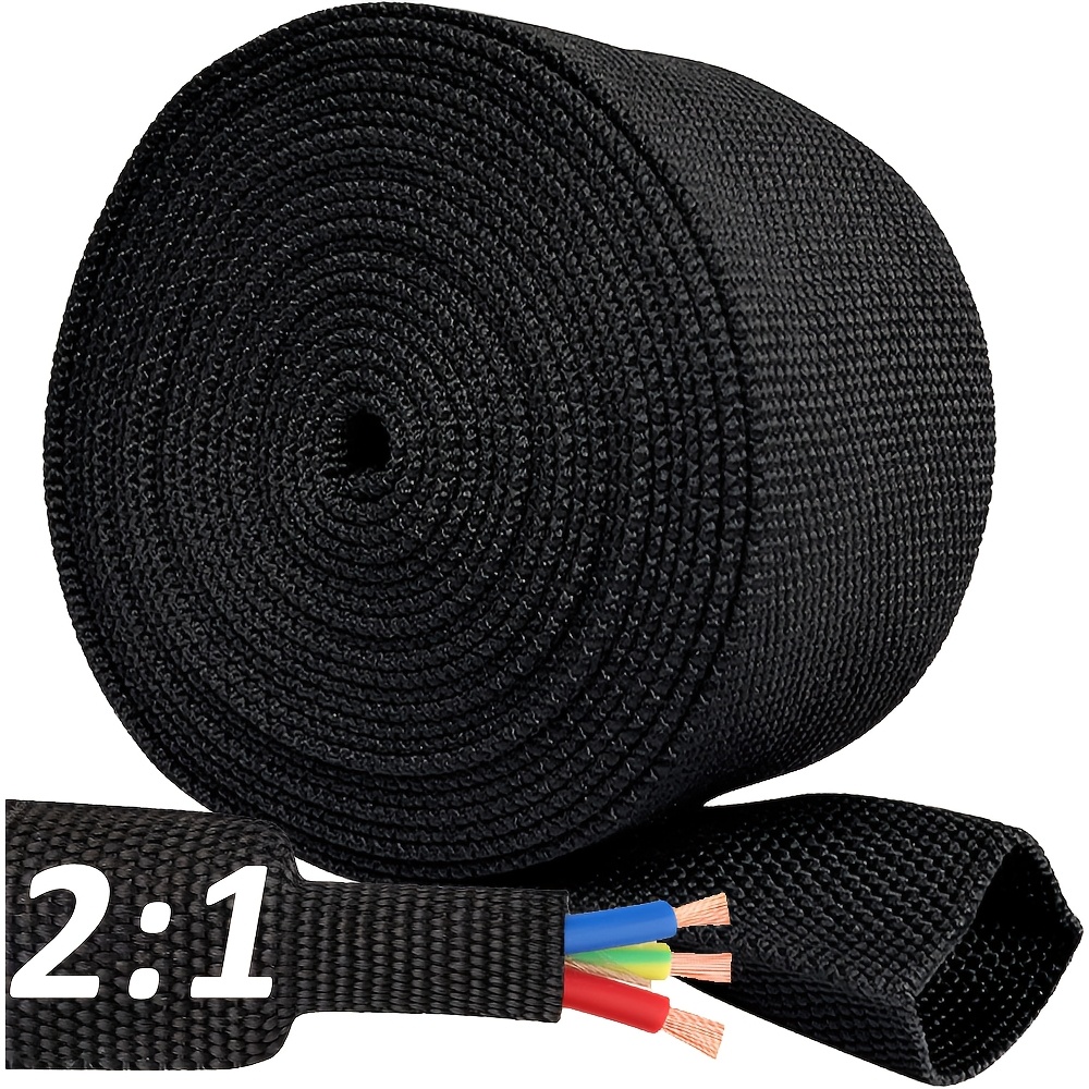 

2:1 Heat Shrinkable Braided Sleeving Industrial Tubing For Rubber Hoses, Plastic Pipes And Wire Harnesses