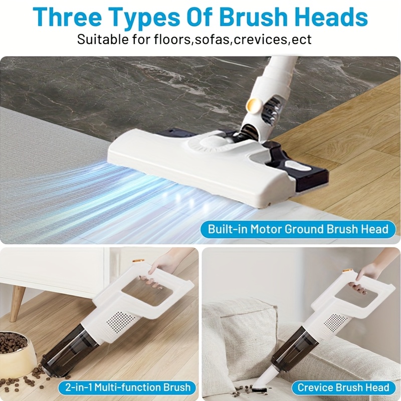 wireless long handle vacuum cleaner pet hair Temu Australia