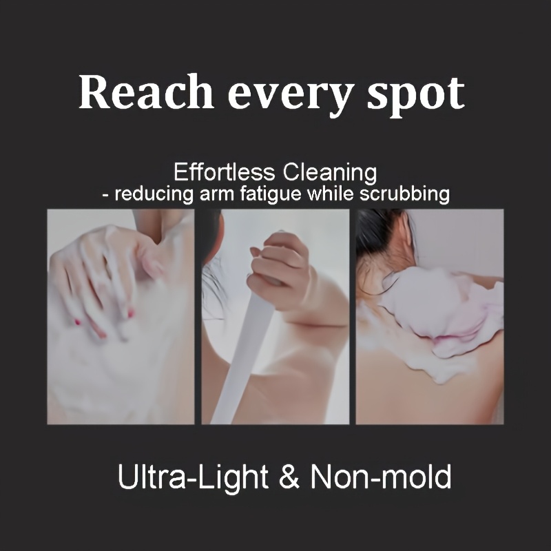 Zalati Rückenbürste – Peeling-Massagegerät Mit Langem Griff Und 19 Rollbällen