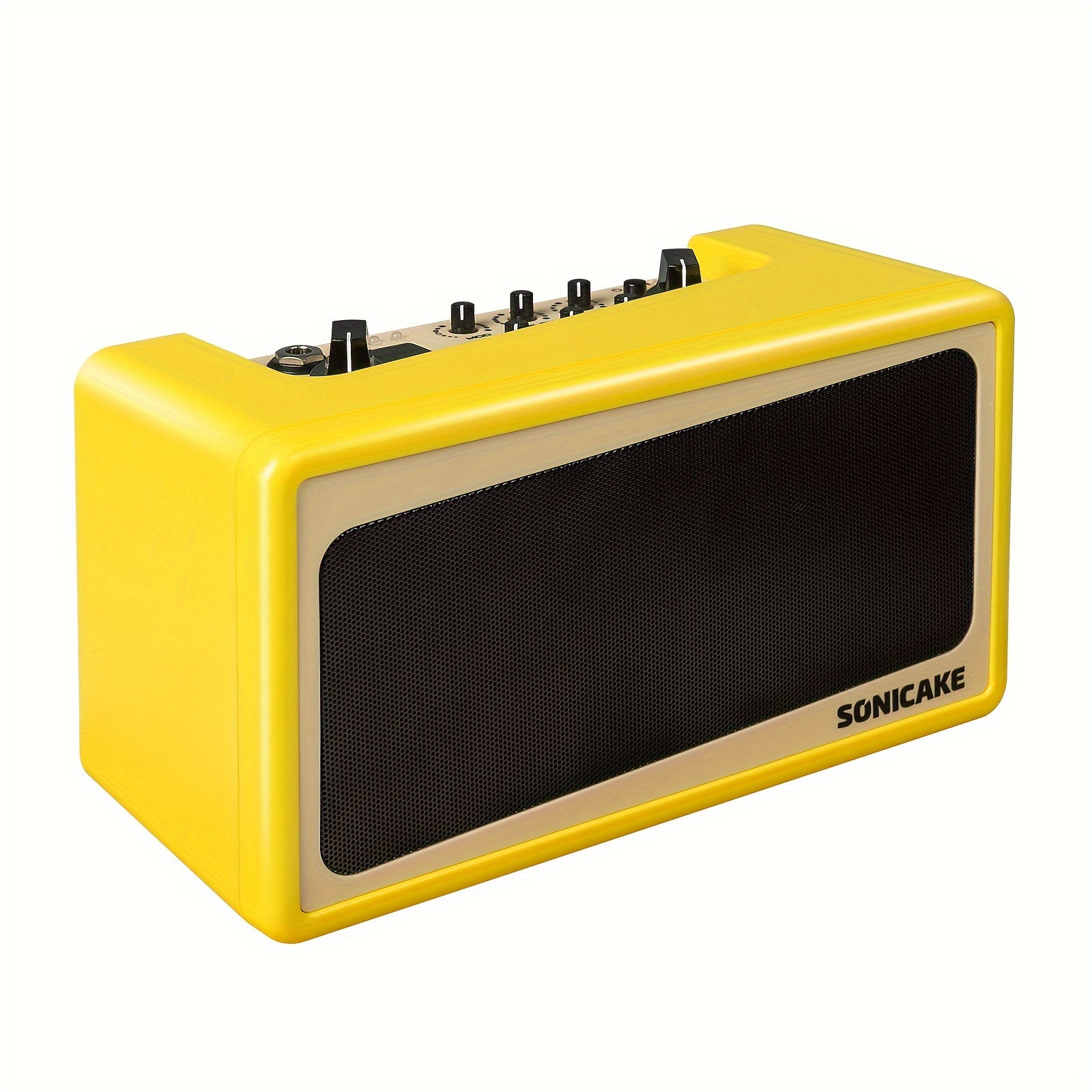   mini guitar amp for practice portable 9w electric guitar amplifier combo lightweight all in one speaker with 6 amp models multi effects   delay mod amp toast