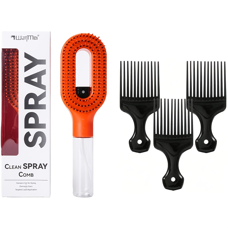 4pcs Refillable Hair Oil Applicator Brush Set