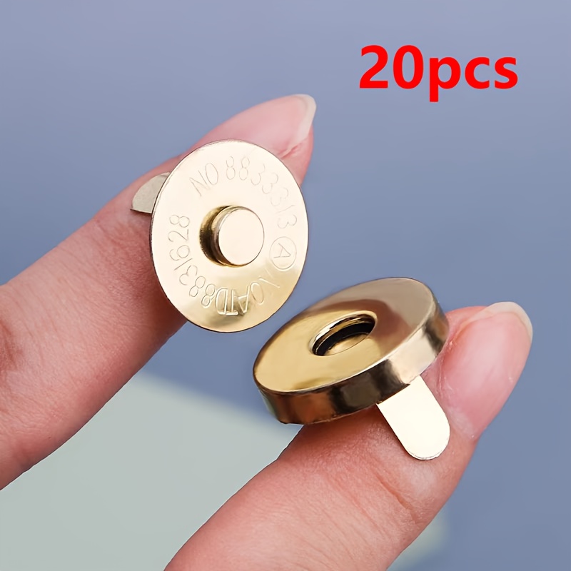Image of 20pcs Luggage Strong Magnetic Snap Buttons, Invisible Mother-daughter Magnetic Buttons, 14mm Diameter