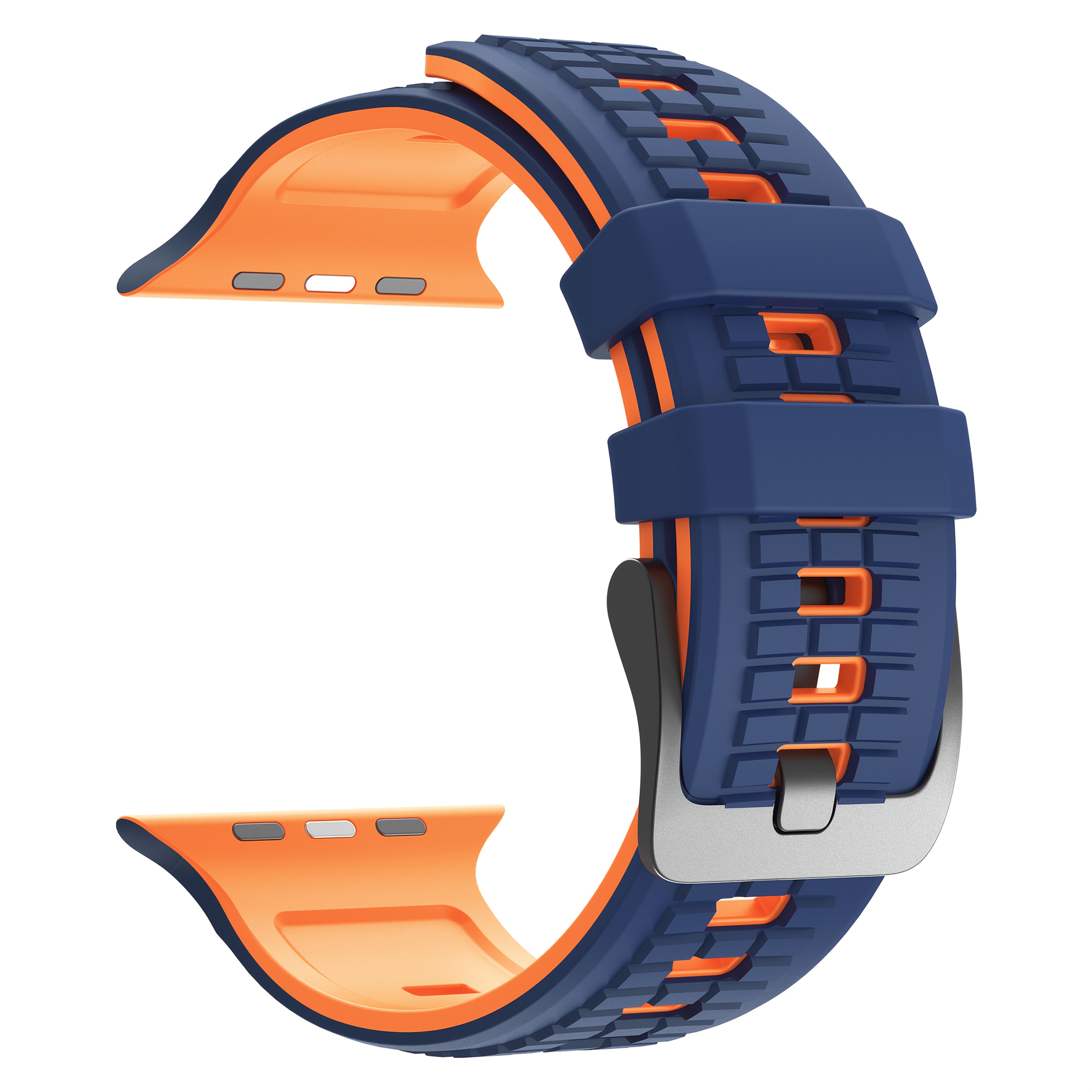 TEMU Correa de reloj deportivo de silicona de color compatible con Apple Watch Series 11/10/9/8/7/6/5/4/3/Se//2, correa de muñeca ajustable, cómoda y