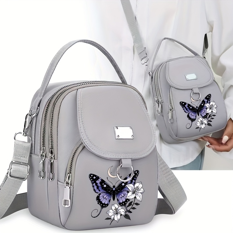 TEMU 2d Flat Printing 1pc Pattern Light Commuter Messenger Bag, Shoulder Messenger Bag, All-match Neutral Bag, Daily Bag, Handbag, Messenger Bag,