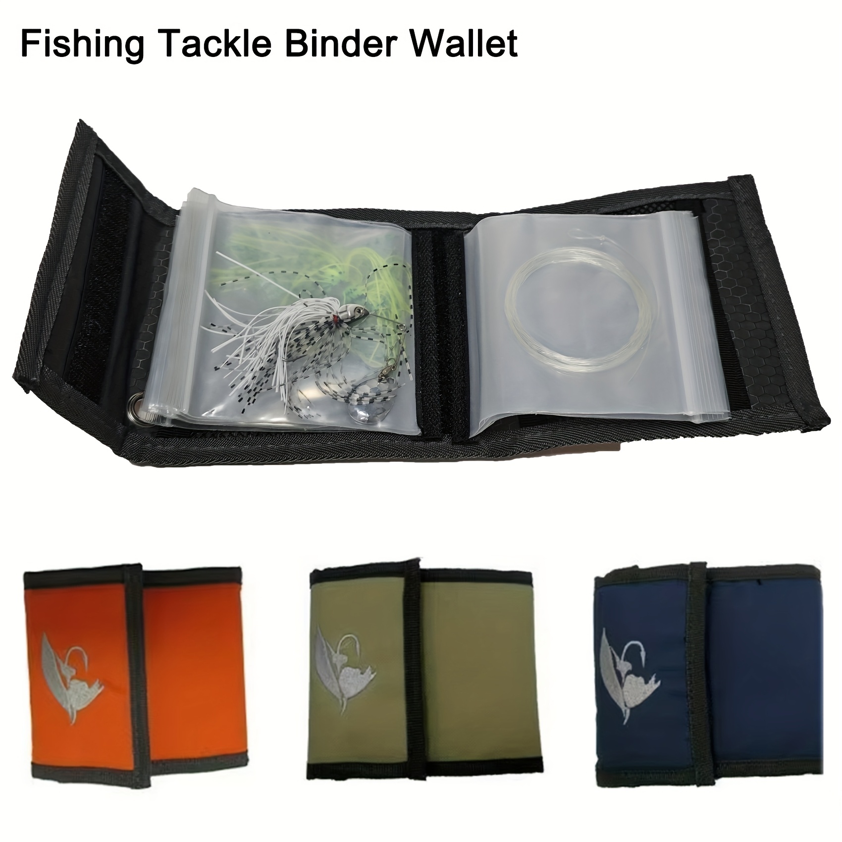 

Sports Fly Fishing Leader Wallet - Waterproof, Compact Organizer With 10 Detachable Pockets For & Tackle Storage, Movement Style