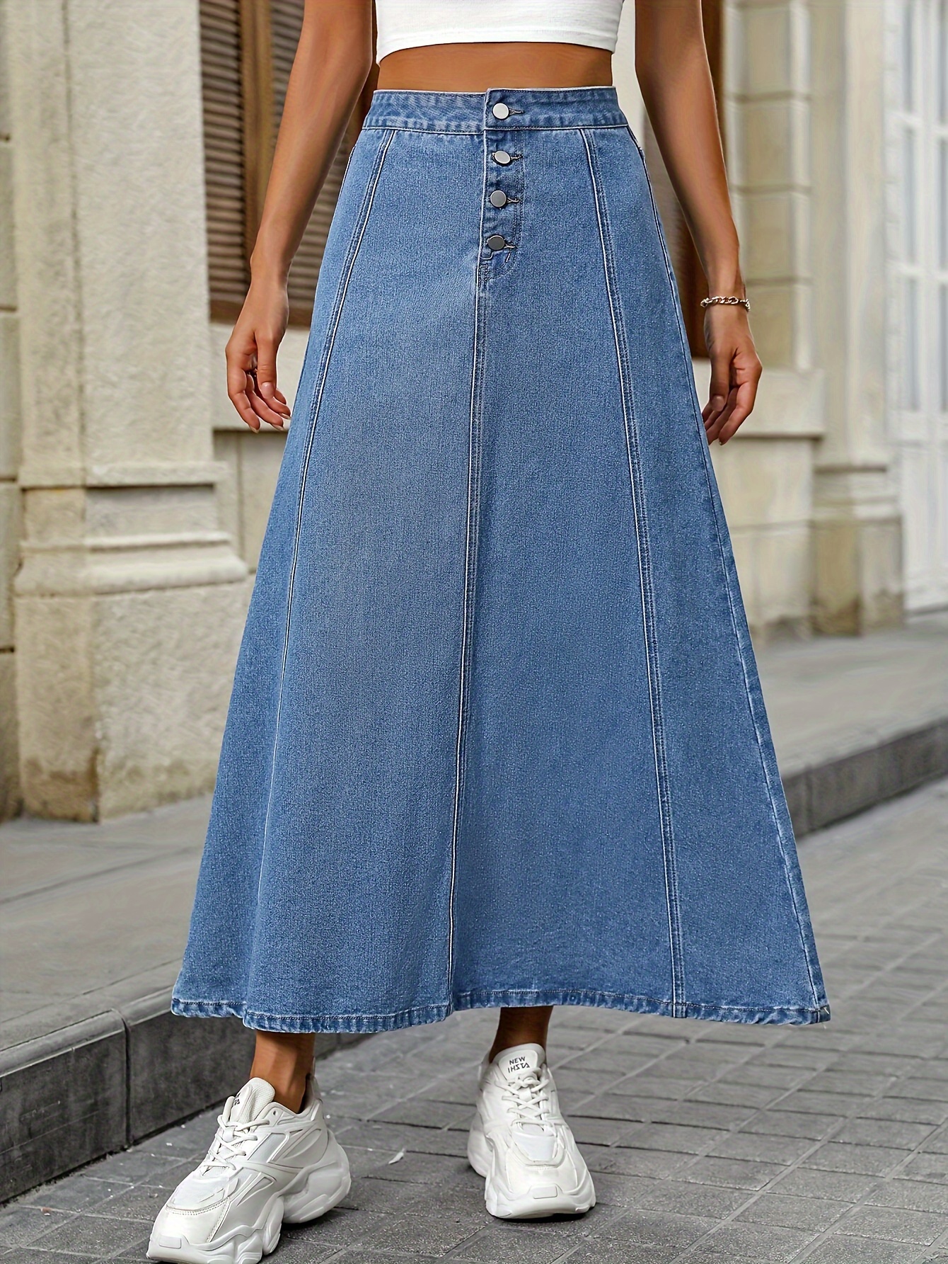 fashion womens denim skirt 2025 match - Temu Brazil