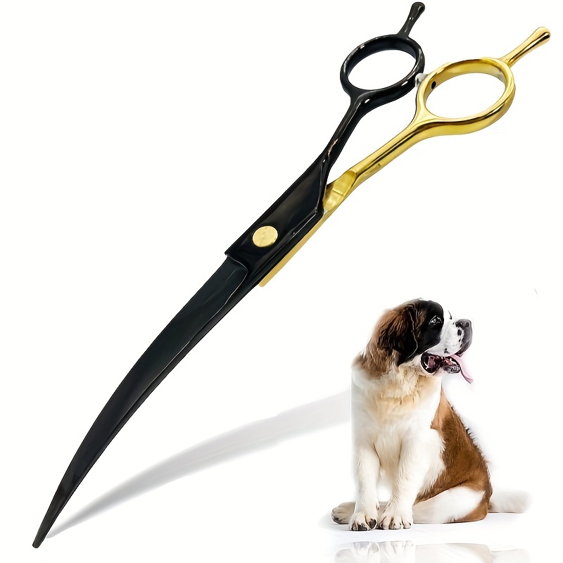 

Professional 7-inch Stainless Grooming Shears, Pet Haircutting Scissors For Cats And Dogs, For And Precision