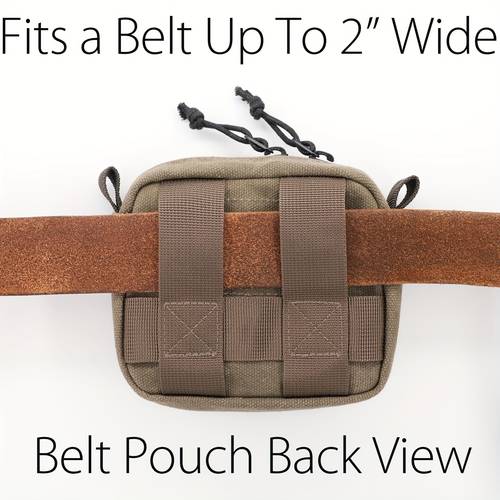 belt pouch for men women edc pouch belt bag waist pack for hiking waxed canvas
