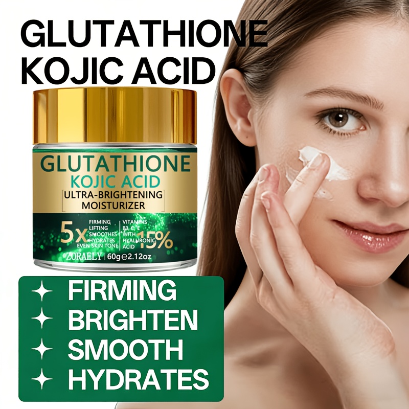 glutathione kojic acid vitamin c zoraely glutathione kojic acid moisturizing cream brightens