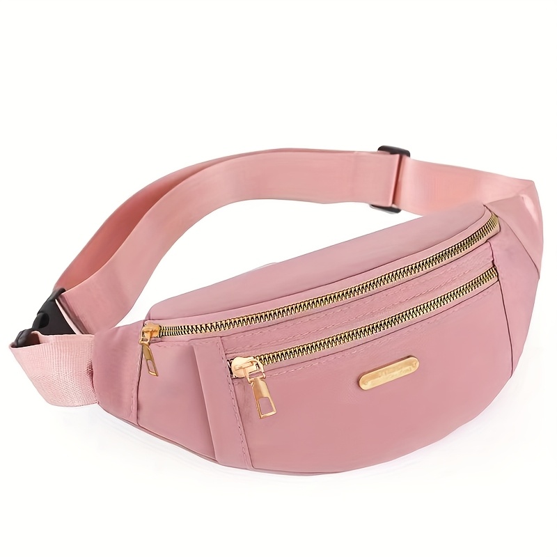 Image of Neutral Square Men's Casual Waist Bag, Durable And Versatile Chest Bag For Men, Suitable For Sports And Cycling, With A Random Zipper