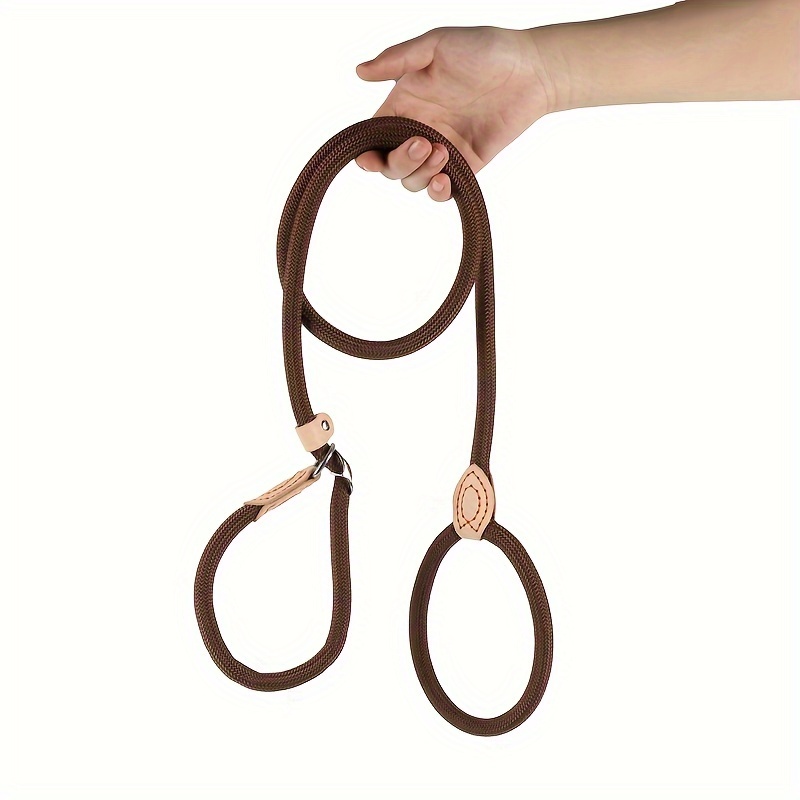 TEMU Dog Training Leashes, Adjustable Leashes For Small, Medium, And Large Dogs Used For Outdoor , And Dog Training Slip Leads.