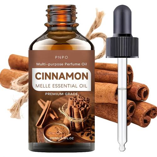 item picture pnpo cinnamon essential oil 100 4fl oz premium moisturizing oil suitable for facial care body care hair hydrating and moisturizing making skin smooth and soft used for massage bathing and facial body nail care