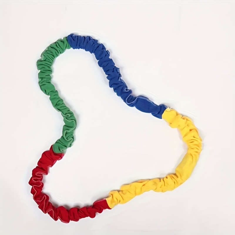 An ideal activity tool for groups, an elastic fitness band that helps with strength training, running rope competitions in various directions, perfect for outdoor and indoor activities, as well as Christmas and New Year gifts