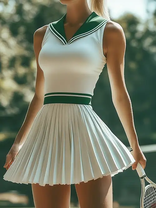A Sporty Dress for Women Featuring a Color-* Collar Design, Suitable for * Casual * And * * from * Comfortable Fabric, Offering a Sleek And Flattering Fit A Sporty Dress for Women Featuring a Color-* Collar Design, Suitable for * Casual * And * * from * Comfortable Fabric, Offering a Sleek And Flattering Fit