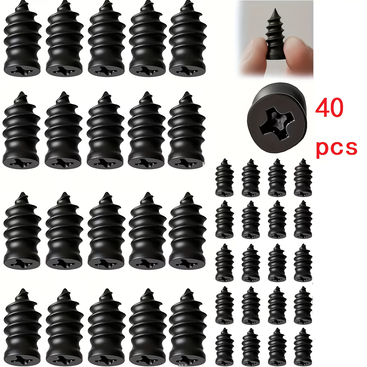 Vacuum Tire Quick Repair Kit, 20/40/80pcs Individual Packs