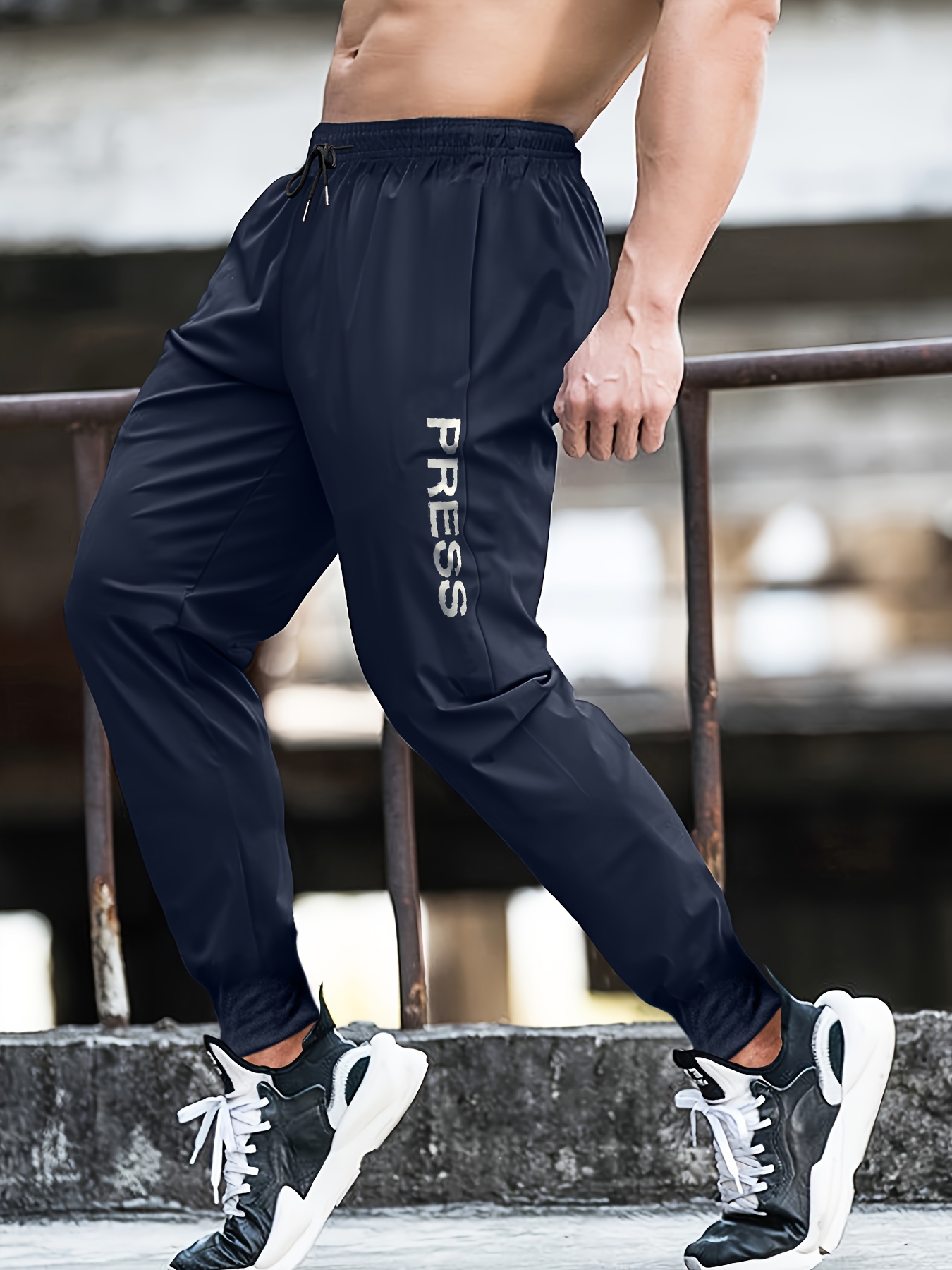 Athletic Sweatpants Dry Drawstring Temu Republic of Korea