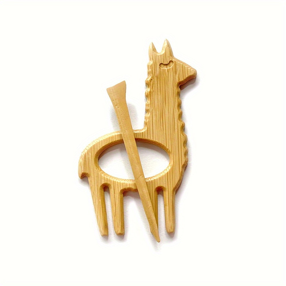 3 5pcs wooden animal pattern brooch creative fashion wooden animal brooch wooden animal needle sweater clip wooden brooch   animal brooch sweater clip details 7