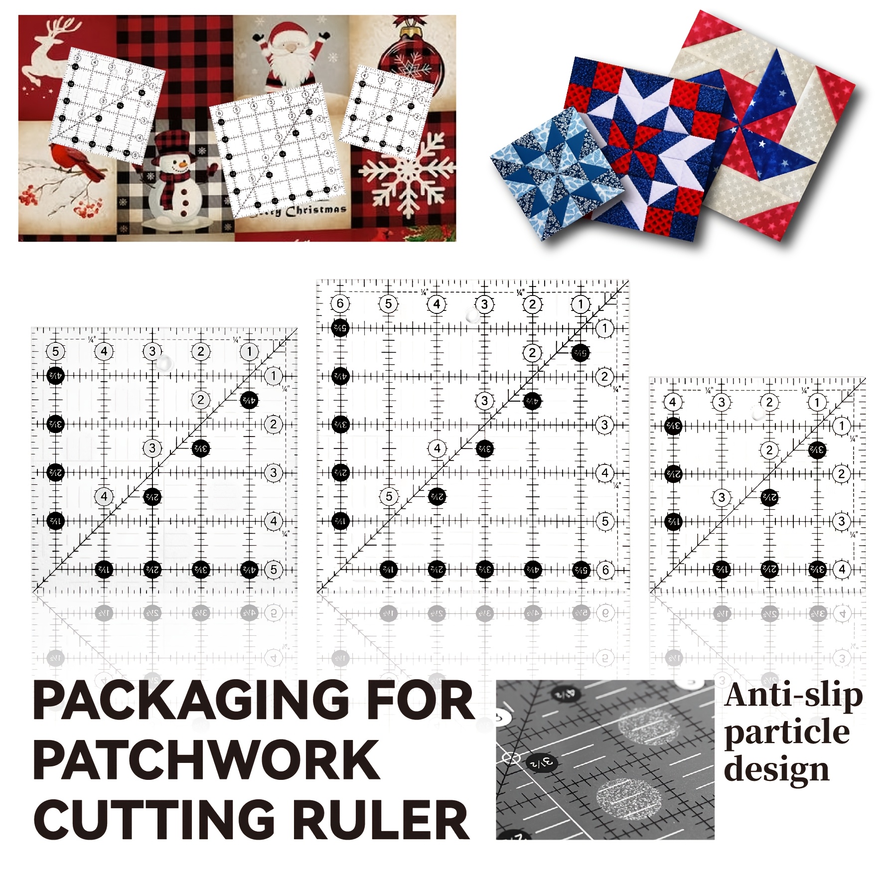quilting rulers sold on Temu United States