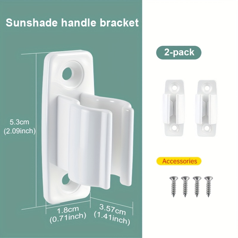 E-shop RV Markise Halterung Haken | Sonnenschutz Stangenhalter Clip Aufbewahrung Halterung, Leicht, Langlebig, Hergestellt aus ABS für Wohnmobil