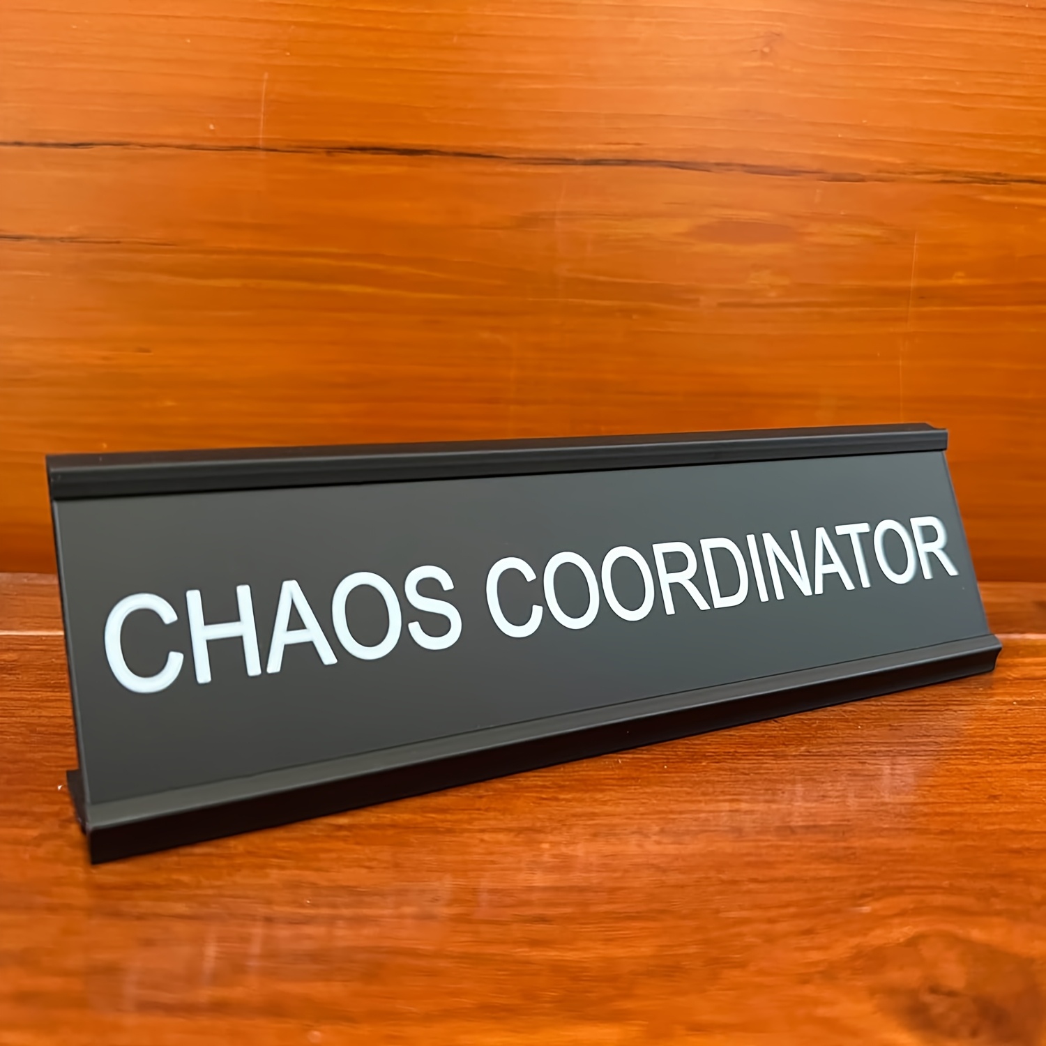       aluminum desk nameplate 8 x2 inspirational office decor for coworkers bosses managers     with motivational quote perfect appreciation gift for farewell retirement   office desk accessorie 0