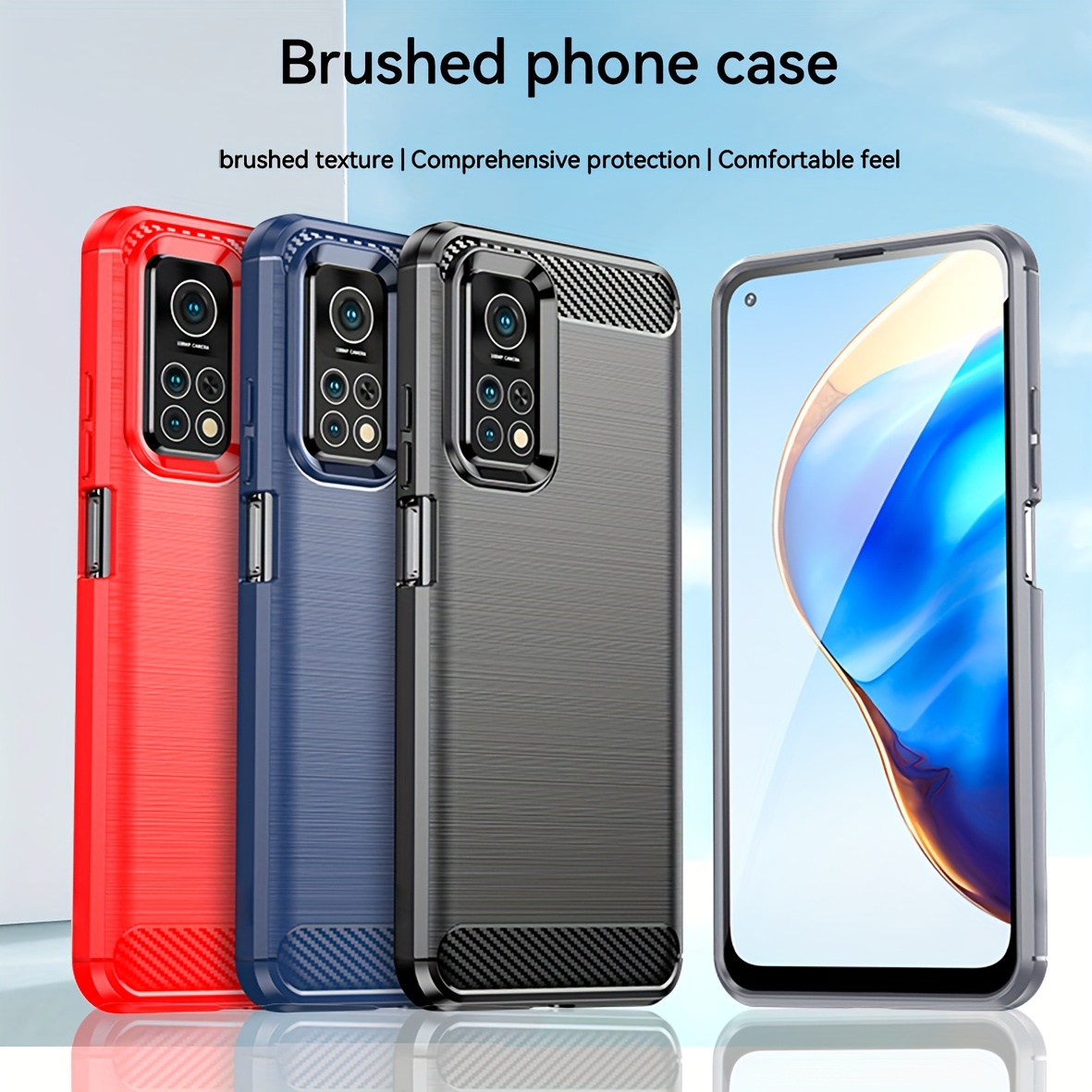 

Anti-fingerprint And Anti-slip Mobile Phone Case For Xiaomi 10t Pro/10t/10s/10i/10t Lite/10 Lite 5g/10 Lite Zoom Edition/10/10 Pro Case