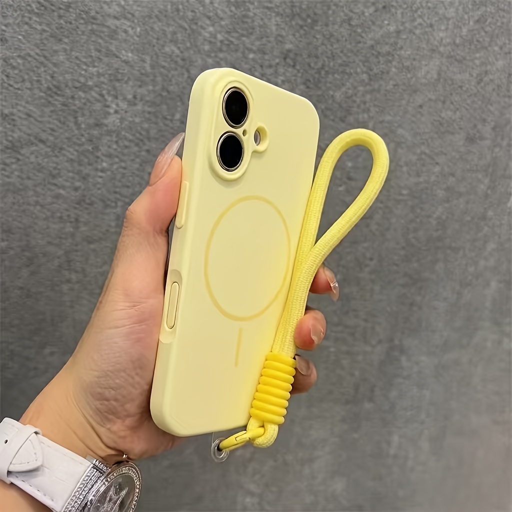 TEMU para Teléfono - de Dos Piezas con Cuerda de y Anillo Delgado Magnético, Nueva Adecuada para iPhone 17 Pro Pro 15 14 13 12 Pro Max Compatible con