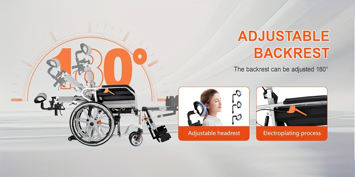 4 in 1 reclining wheelchairs waterproof shower bathroom wheelchair transport wheelchairs with elevating leg rests and potty 18 5 wide seat heavy duty recliner wheel chair for seniors adults Product details 10