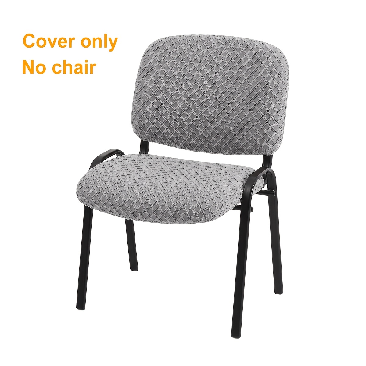 TEMU 2pcs Set Small Check Jacquard Large Split Chair Cover, 2pcs Backrest Cover   Seat Cover Combo