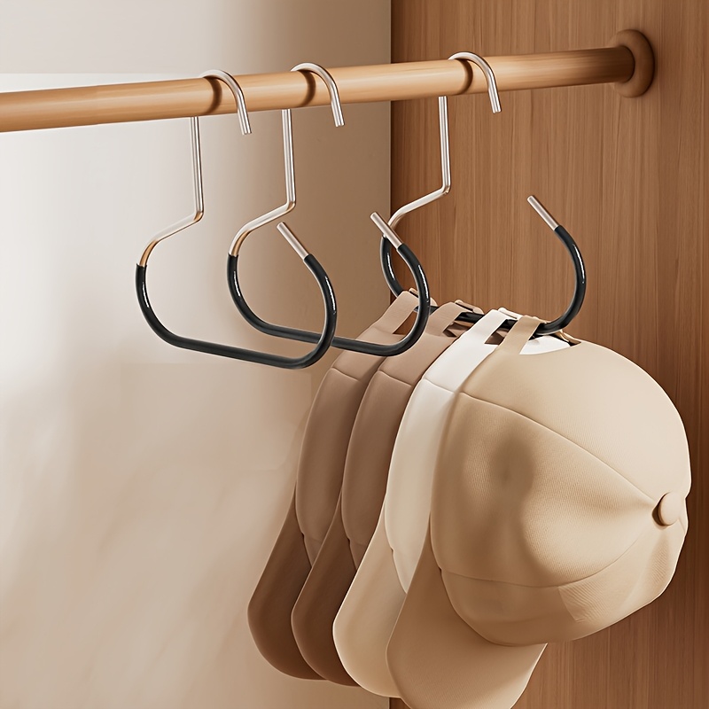 

Multi-functional Metal Hat Rack, Non-slip Scarf And Headwear Hanger, Space-saving Organizer For Home And Closet Storage