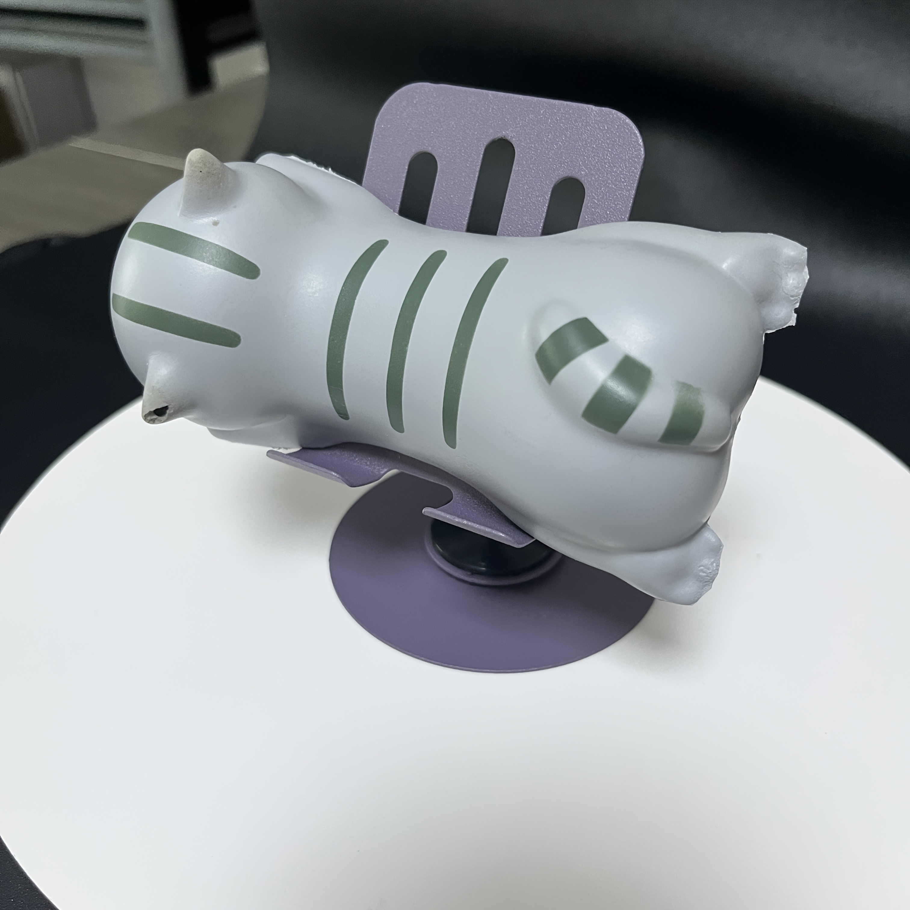 TEMU Support Téléphone Rotatif en Métal Creux, Support de Table Pliable et Réglable pour Tablette, Support pour Entraînement en Ligne et Streaming en