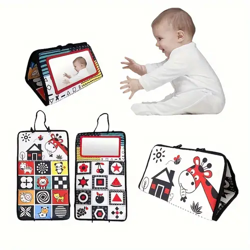 Baby tummy time book