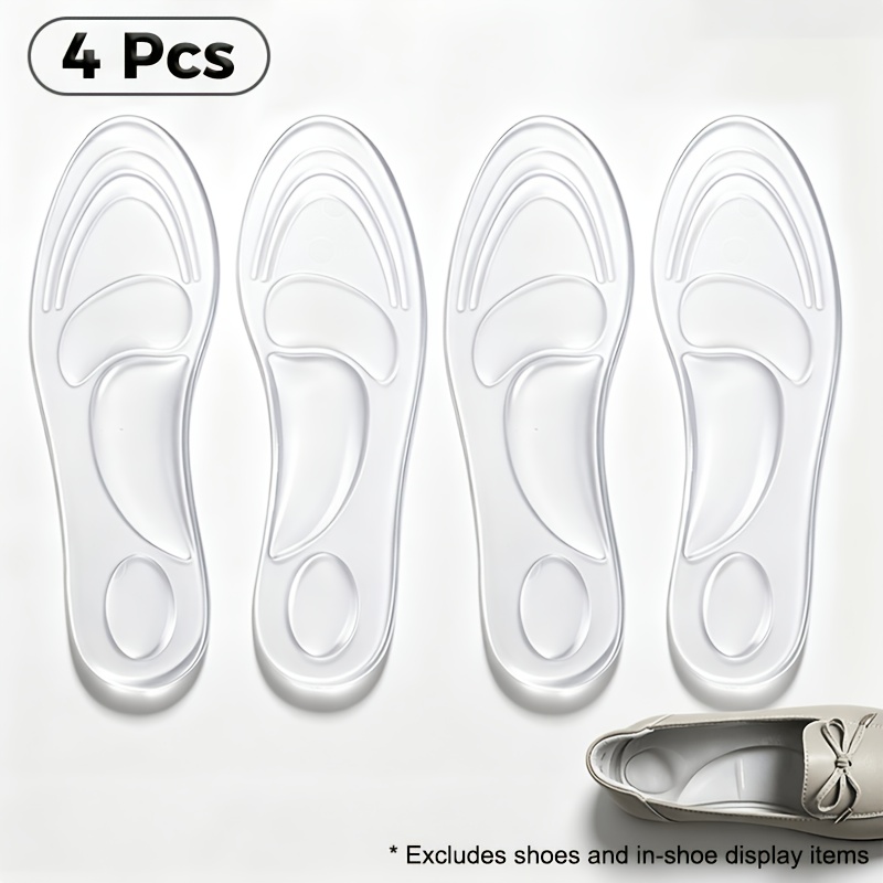 TEMU Of Gel Insoles For Women&;s Sandals And High Heels, Anti-slip, Soft, Breathable, And Pressure-, Trimmable For Enhanced Christmas