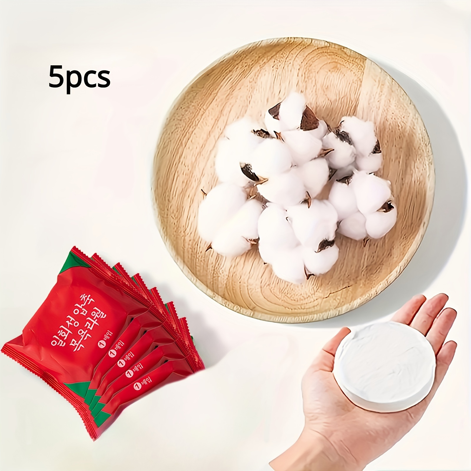 5pcs Large Disposable Towels, Disposable And Reusable Drying Face Towels, Thick Compression Towels, Portable Travel Towels, Camping And Mountaineering Supplies, Household Cleaning Products, Removal