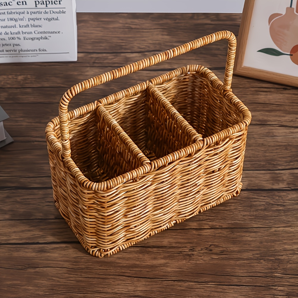 A Versatile -Style Storage Basket Suitable for Organizing Items in The Kitchen, Bedroom, And Living Room, As Well As for Outdoor And Indoor Use, Shelf Baskets